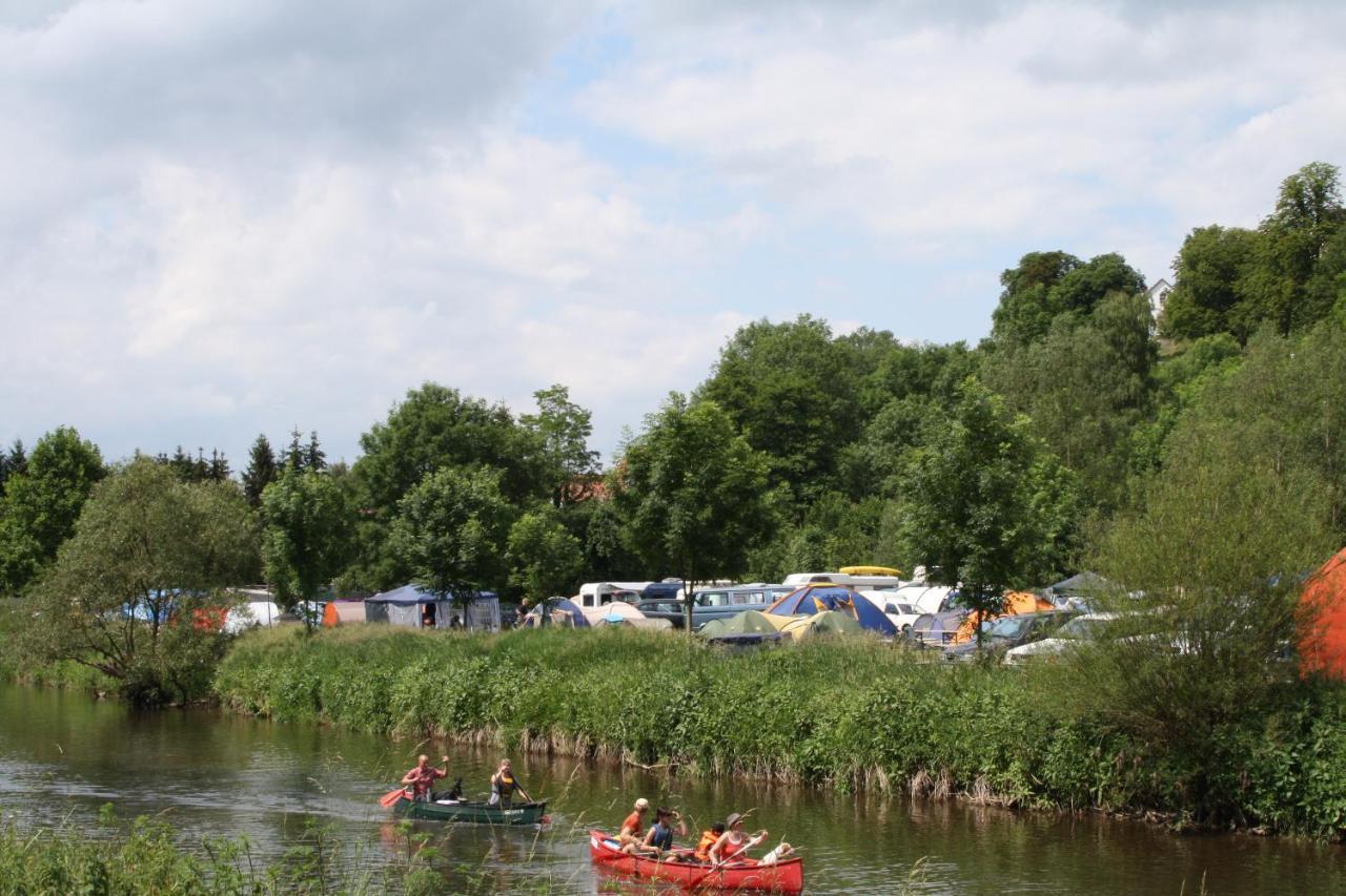 Ferienwohnungen Am Campingplatz Trendelburg Exterior photo